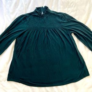 Cable and Gauge Mock Neck